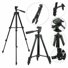 Load image into Gallery viewer, Professional Camera Tripod Stand Mount Phone Holder For iPhone / Samsung / DSLR / Phones - Battery Mate
