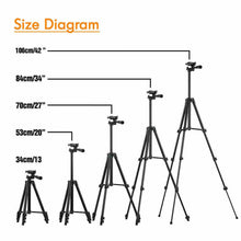 Load image into Gallery viewer, Professional Camera Tripod Stand Mount Phone Holder For iPhone / Samsung / DSLR / Phones - Battery Mate