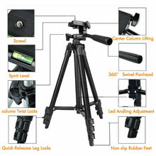 Load image into Gallery viewer, Professional Camera Tripod Stand Mount Phone Holder For iPhone / Samsung / DSLR / Phones - Battery Mate