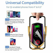 Load image into Gallery viewer, Qi Wireless Charger Car Mount Phone Holder Rack Automatic Clamping Smart Sensor - Battery Mate