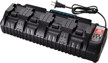 Load image into Gallery viewer, Rapid 4 Port Charger for Milwaukee 18V Battery M18 Charger【Fireproof material】 - Battery Mate