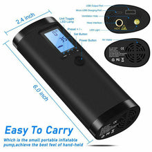 Load image into Gallery viewer, Rechargeable Electric Air Compressor Car Bicycle Inflator Tire Pump Portable - Battery Mate