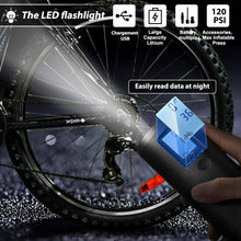 Load image into Gallery viewer, Rechargeable Electric Air Compressor Car Bicycle Inflator Tire Pump Portable - Battery Mate