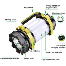 Load image into Gallery viewer, Rechargeable LED Camping Lantern Outdoor Tent Light Lamp &amp; Power for Phone - Battery Mate