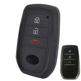 Remote Key Cover Fob Case Silicone For Toyota Hilux HIGHLANDER Camry RAV4 Skin - Battery Mate