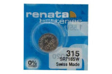 Load image into Gallery viewer, RENATA SR616SW 321 1.55V Watch Battery - 1 pack - Battery Mate