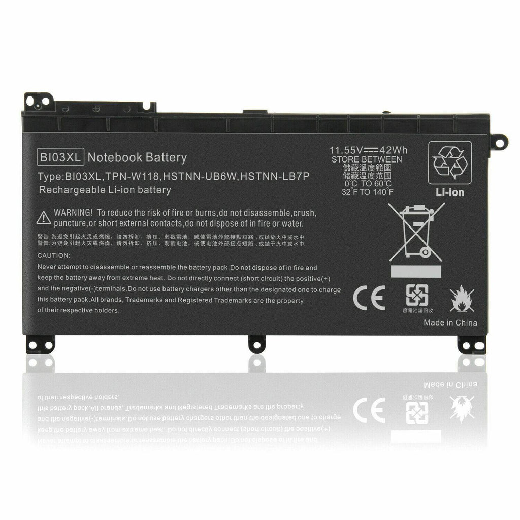 Replacement Battery for HP BI03XL / ON03XL for HP x360 13-u 915486-855 843537-541 HSTNN-UB6W - Battery Mate
