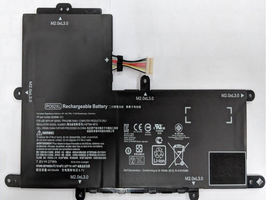 Replacement Battery for HP Stream 11-R 11-R014WM Series 823908-1C1 824560-005 PO02XL - Battery Mate