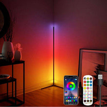 Load image into Gallery viewer, RGB LED Floor Corner Lamp Light Stand Bluetooth Streaming Gaming Decoration AU - Battery Mate