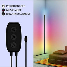 Load image into Gallery viewer, RGB LED Floor Corner Lamp Light Stand Bluetooth Streaming Gaming Decoration AU - Battery Mate