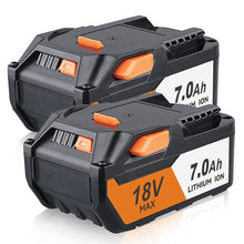 Load image into Gallery viewer, RIDGID Compatible AEG 18V 7000mAh Li-Ion Battery R840087 R840086 R840085 L1830R L1850R - Battery Mate