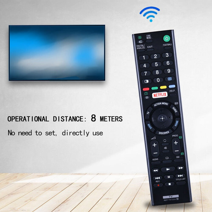 RMT-TX100A For Sony Netflix TV Remote Control KD-55X9000C KD-65X9000C - Battery Mate