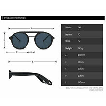 Load image into Gallery viewer, Round Vintage Polarized Sunglasses Retro Eyewear Protection Both Sides - Brown Colour - Battery Mate