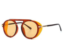 Load image into Gallery viewer, Round Vintage Polarized Sunglasses Retro Eyewear Protection Both Sides - Brown Colour - Battery Mate