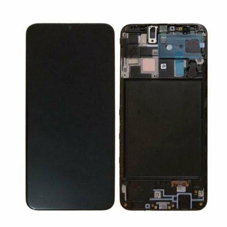 Samsung Galaxy A20 A205 Compatible LCD Display Touch Screen Digitizer Frame Replacement - Battery Mate