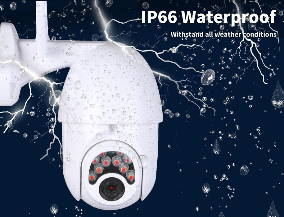 Security Camera CCTV Wifi 1080P Waterproof Outdoor with Night Vision - Battery Mate