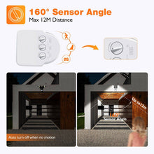 Load image into Gallery viewer, Sensor LED Premium Aluminium Outdoor Garage Security Flood Twin Spotlight IP54 | Black - Battery Mate