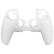 Load image into Gallery viewer, Silicone Cover For PS5 Controller Case Skin - Clear White Ultra Grip - Battery Mate