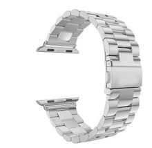 Load image into Gallery viewer, Silver Smart Watch Band for Apple iWatch Series 7 / SE / 6/5/4/3/2/1 Replacement | 38/40/41mm - Battery Mate