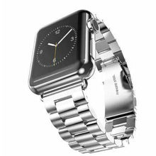 Load image into Gallery viewer, Silver Smart Watch Band for Apple iWatch Series 7 / SE / 6/5/4/3/2/1 Replacement | 42/44/47mm - Battery Mate
