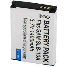 Load image into Gallery viewer, SLB-10A SLB10A battery for Samsung camera WB710 WB750 WB800F WB850 WB850F WB855F - Battery Mate