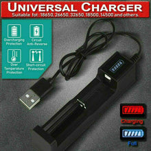 Load image into Gallery viewer, Smart USB 18650 Battery Charger 1 2 4 Slots for 3.7V Rechargeable Battery Charge - Battery Mate