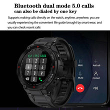 Load image into Gallery viewer, Smart Watch for Men with Bluetooth Call Sports Heart Rate Blood Pressure Oxygen Monitor | Black - Battery Mate