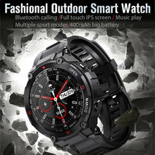 Load image into Gallery viewer, Smart Watch for Men with Bluetooth Call Sports Heart Rate Blood Pressure Oxygen Monitor | Black - Battery Mate