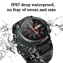 Load image into Gallery viewer, Smart Watch for Men with Bluetooth Call Sports Heart Rate Blood Pressure Oxygen Monitor | Black - Battery Mate