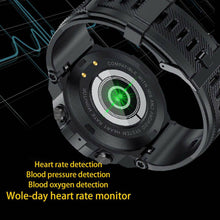 Load image into Gallery viewer, Smart Watch for Men with Bluetooth Call Sports Heart Rate Blood Pressure Oxygen Monitor | Black - Battery Mate