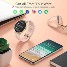 Load image into Gallery viewer, Smart Watch for Women, Smartwatch for Android and Ios Phones IP68 Waterproof - Black - Battery Mate