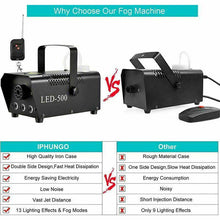 Load image into Gallery viewer, Smoke Machine RGB LED Party Club Disco DJ Effect Wireless Control-500W Fogger - Battery Mate
