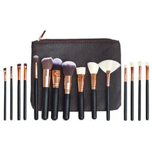 Load image into Gallery viewer, Soft 15Pcs Pro Face Powder Makeup Brushes Set Eyeshader Blending Highlight Tools - Battery Mate