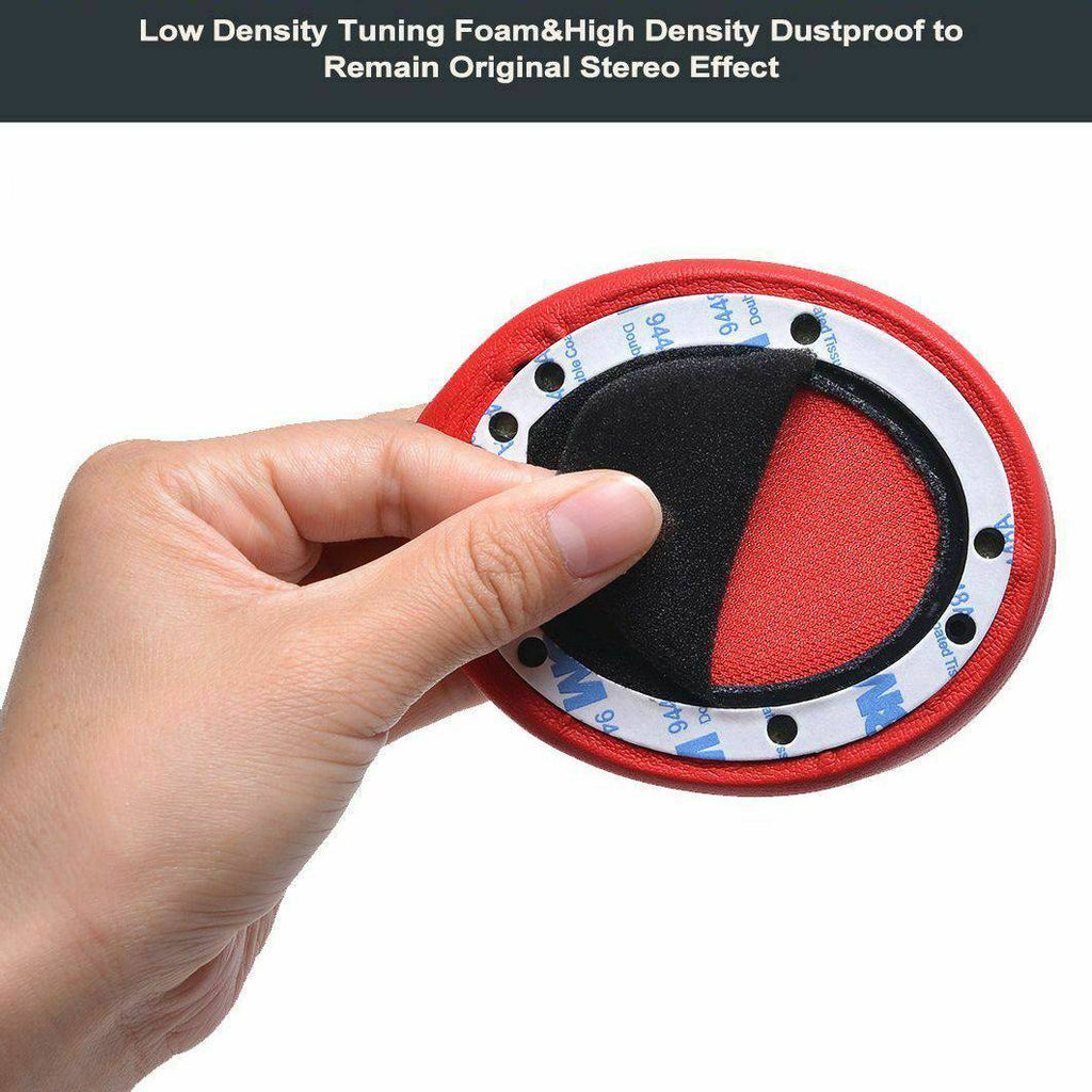 Soft Replacement Ear Pads for Beats by Dr. Dre Studio 2.0 3.0 Wired Wireless | Red - Battery Mate