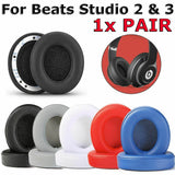 Soft Replacement Ear Pads for Beats by Dr. Dre Studio 2.0 3.0 Wired Wireless | Red