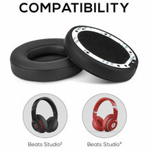 Load image into Gallery viewer, Soft Replacement Ear Pads for Beats by Dr. Dre Studio 2.0 3.0 Wired Wireless | Red - Battery Mate