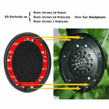 Load image into Gallery viewer, Soft Replacement Ear Pads for Beats by Dr. Dre Studio 2.0 3.0 Wired Wireless | White - Battery Mate