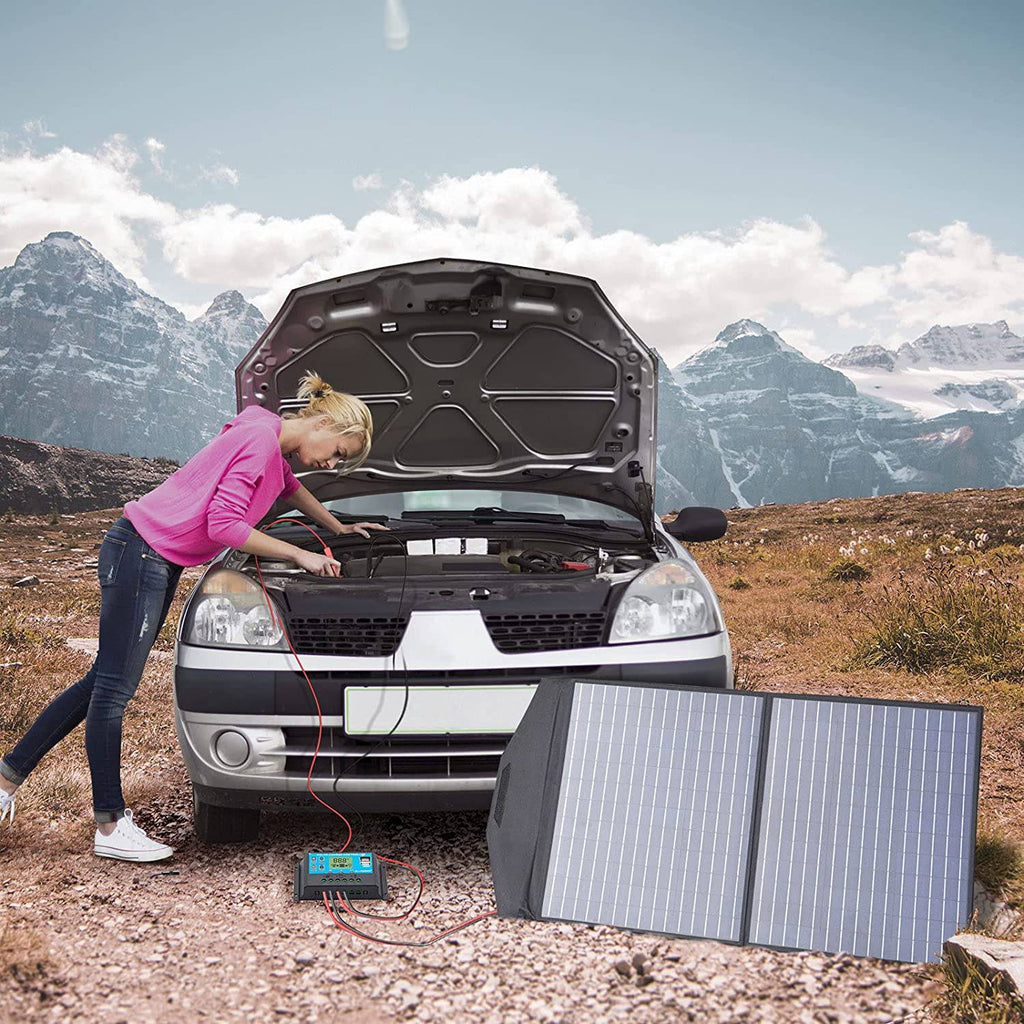 Solar Panel Charge Controller Regulator 12V/24V auto dual USB 20A Battery PWM - Battery Mate