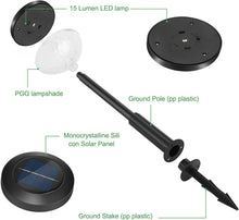 Load image into Gallery viewer, Solar Pathway Lights 4 Pack, Outdoor Garden Path Light, 2 Modes Brighter Color Changing Solar Powered IP65 Waterproof Solar Landscape Lighting - Battery Mate