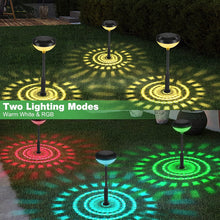Load image into Gallery viewer, Solar Pathway Lights 4 Pack, Outdoor Garden Path Light, 2 Modes Brighter Color Changing Solar Powered IP65 Waterproof Solar Landscape Lighting - Battery Mate