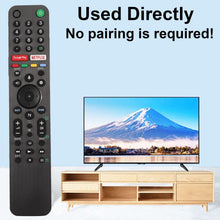 Load image into Gallery viewer, Sony Bravia TV RMF-TX500P RMF-TX520U /TX500U Remote Control Netflix Google Play - Battery Mate