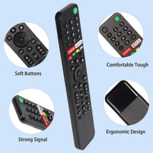 Load image into Gallery viewer, Sony Bravia TV RMF-TX500P RMF-TX520U /TX500U Remote Control Netflix Google Play - Battery Mate