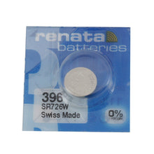Load image into Gallery viewer, SR59 / 396 / SR726W Renata Silver Oxide Battery - 1 pack - Battery Mate