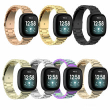 Load image into Gallery viewer, Stainless Steel Watch Strap Belt Wristband Band for Fitbit Versa 3 Fitbit sense - Battery Mate