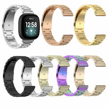 Load image into Gallery viewer, Stainless Steel Watch Strap Belt Wristband Band for Fitbit Versa 3 Fitbit sense - Battery Mate