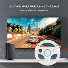 Load image into Gallery viewer, Steering Wheel for Nintend Wii Mario Kart Racing Games Remote Controller - Battery Mate