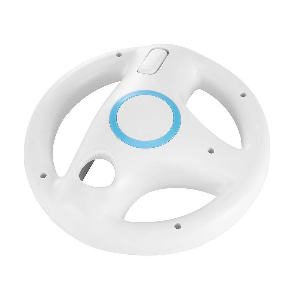 Steering Wheel for Nintend Wii Mario Kart Racing Games Remote Controller - Battery Mate