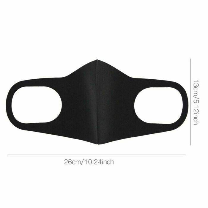 Strong & Reusable Face Mask (Black) - Battery Mate