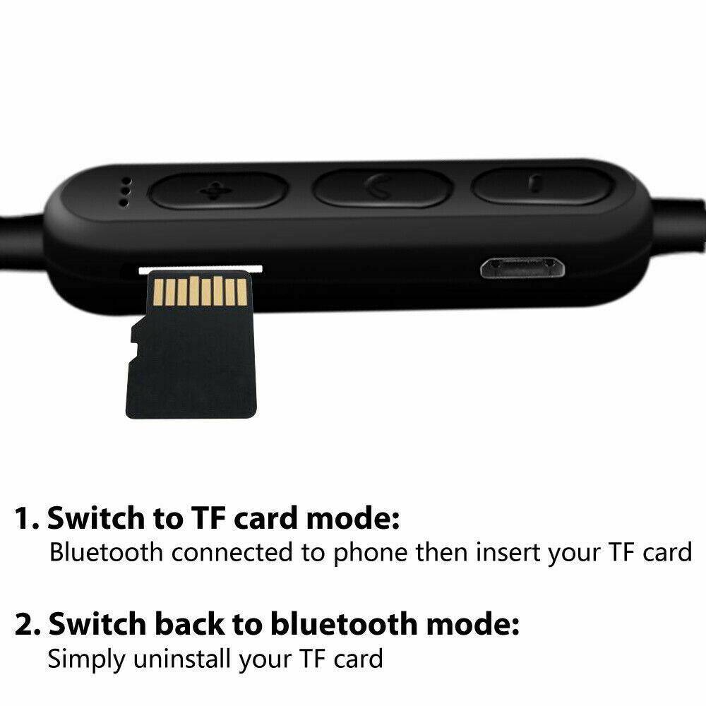 Sweatproof Wireless Bluetooth Earphones Headphones Sport Gym For iPhone Samsung - Battery Mate