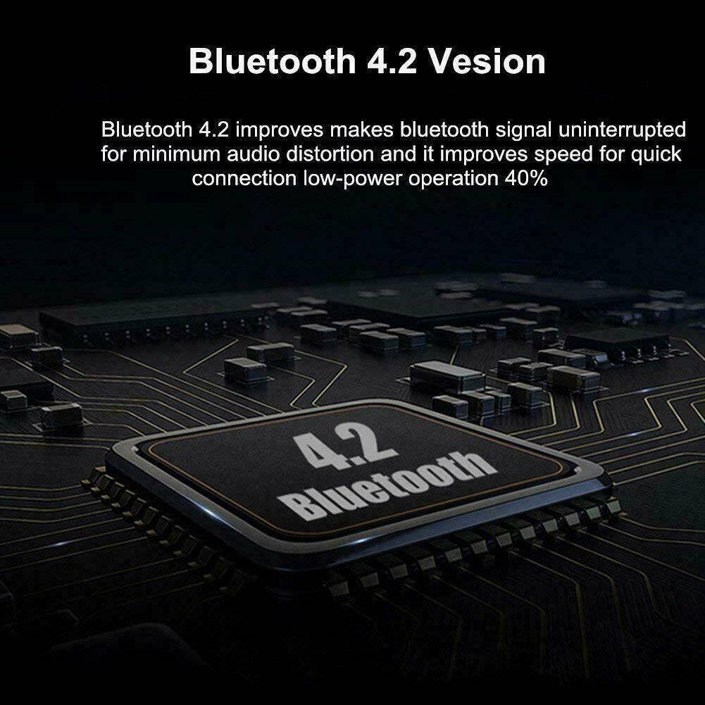 Sweatproof Wireless Bluetooth Earphones Headphones Sport Gym For iPhone Samsung - Battery Mate